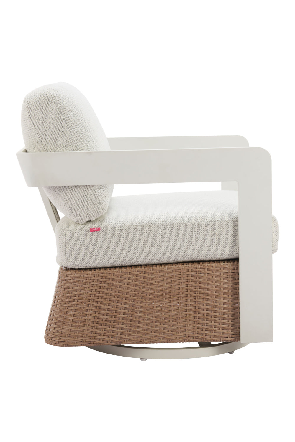 Brown Base Outdoor Swivel Chair | OROA Modern Gelo | Oroa.com