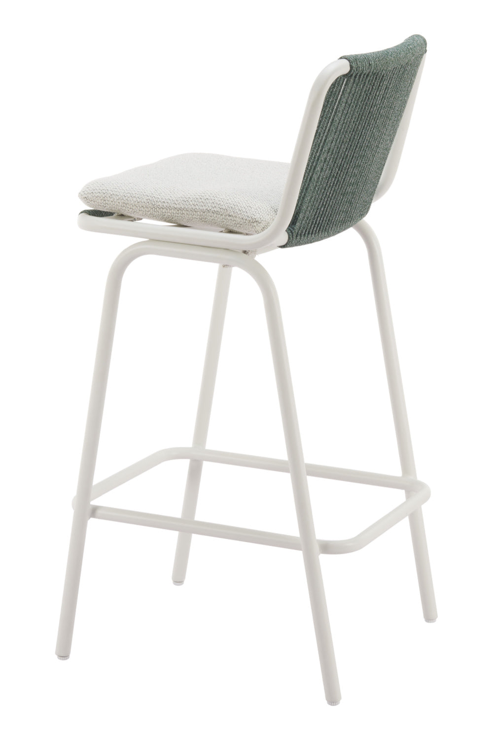 Green Outdoor Bar Stool Set (2) | OROA Modern Luft | Oroa.com