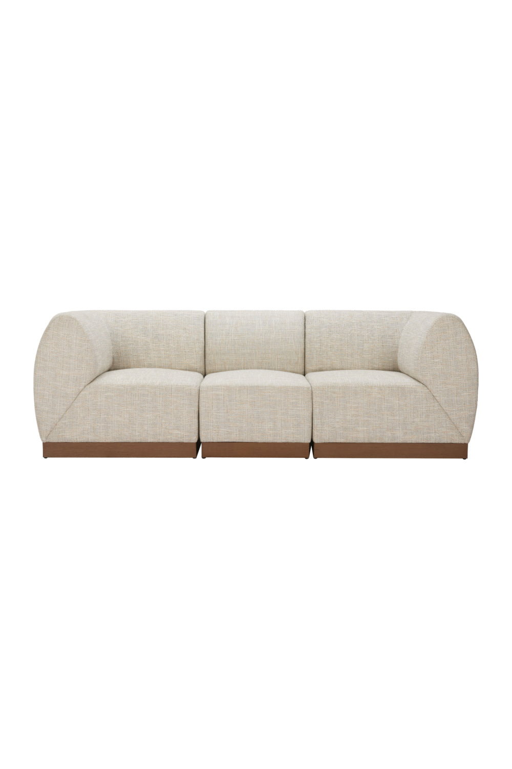 Beige Outdoor Armless Chair | OROA Modern Christy | Oroa.com