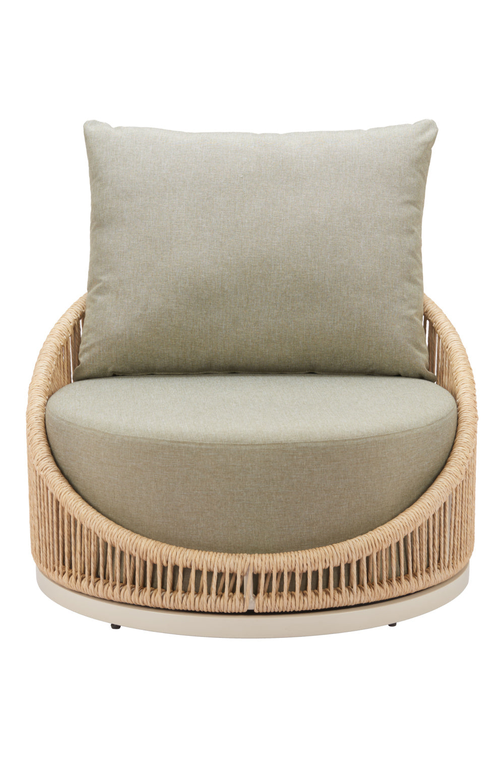 Rattan Weave Outdoor Swivel Chair | OROA Modern Cabana | Oroa.com
