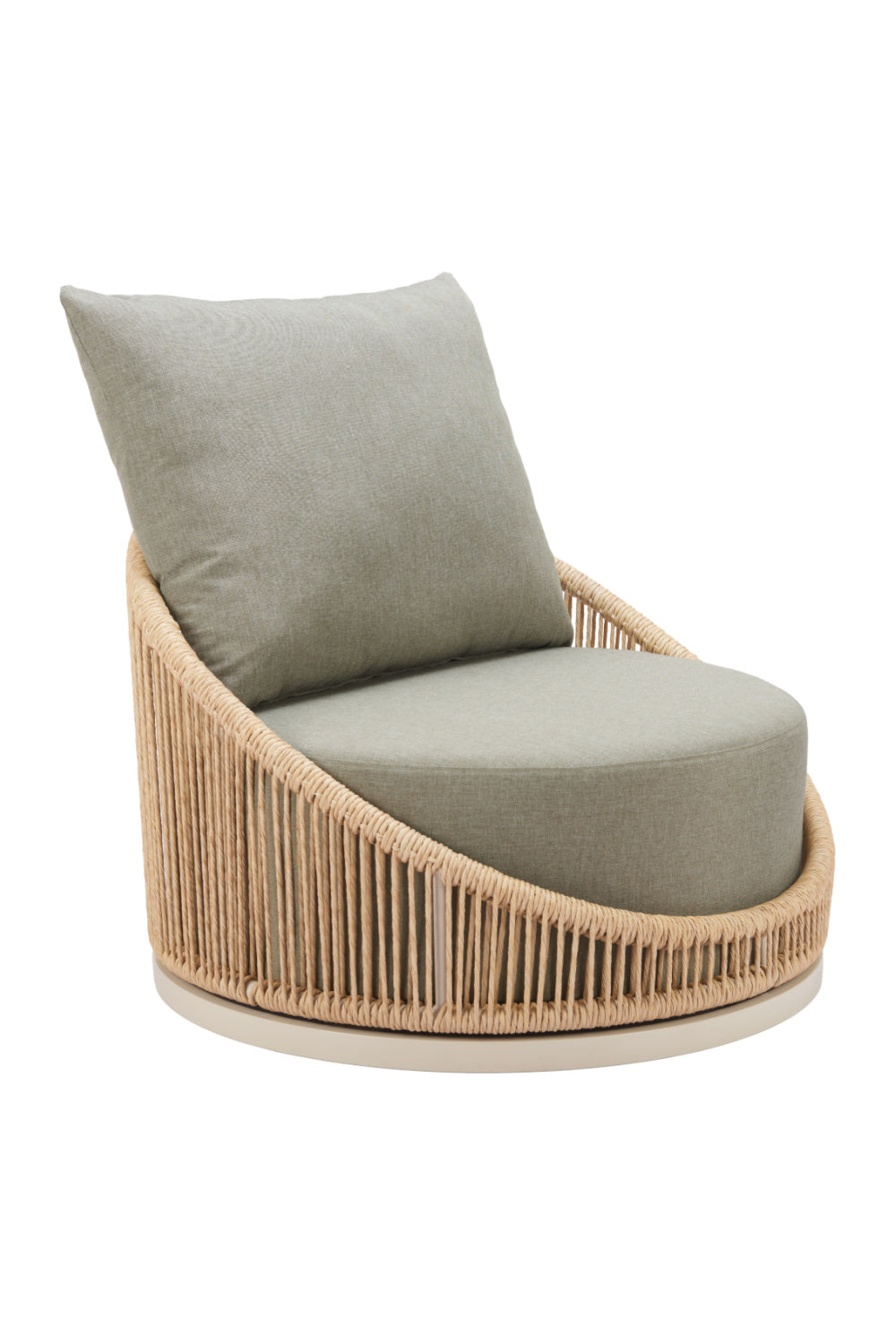 Rattan Weave Outdoor Swivel Chair | OROA Modern Cabana | Oroa.com