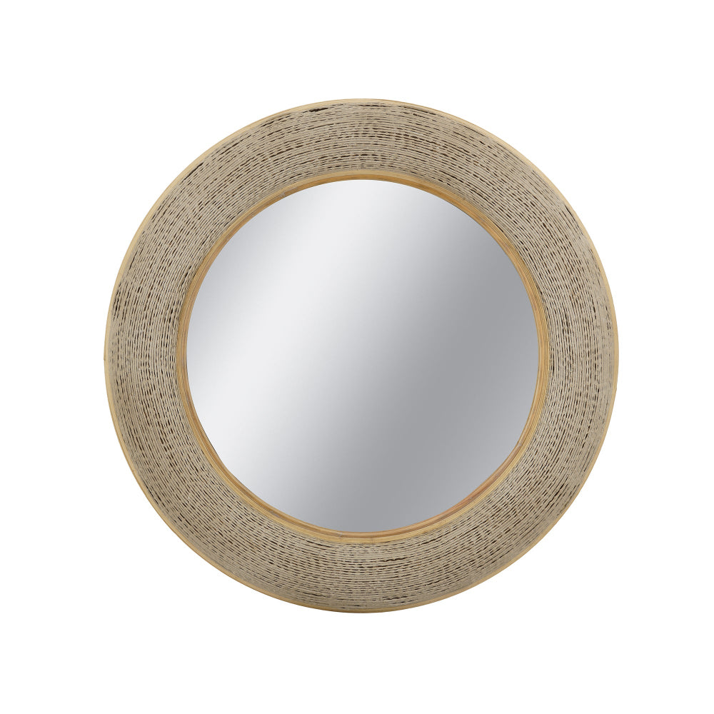 woven wall mirror