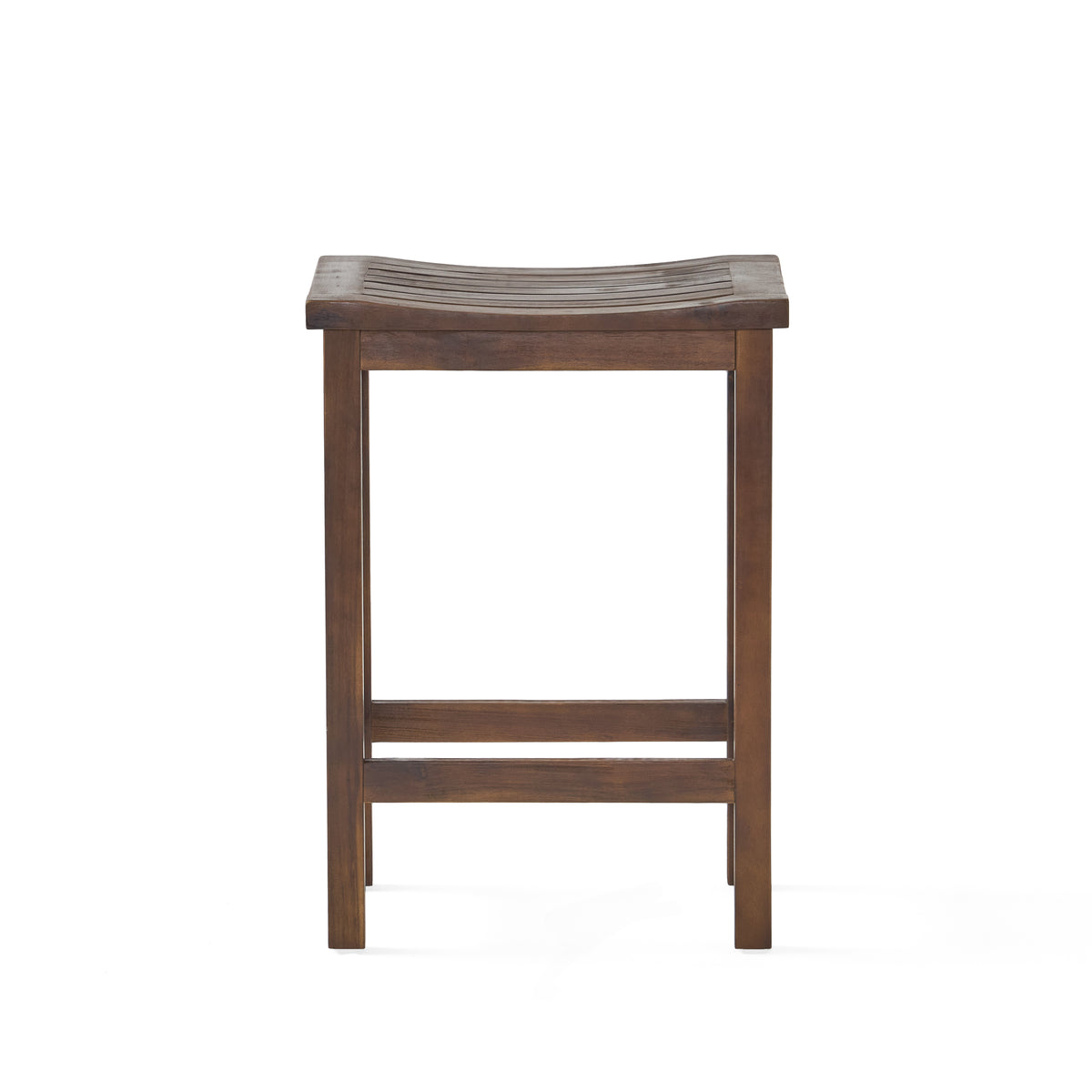 Mahogany Brown Acacia Outdoor Counter Stools Set of 2 – OROA, view 5
