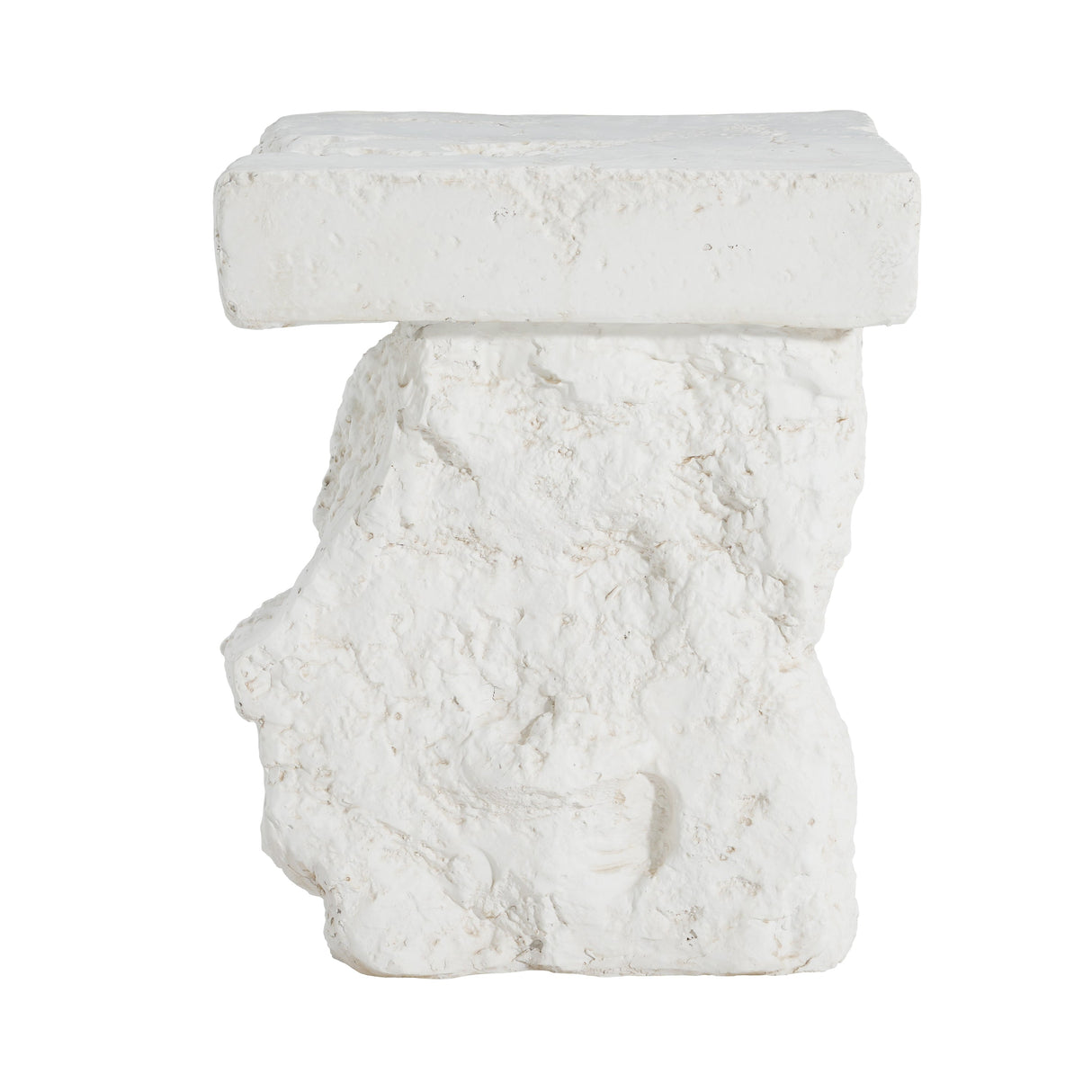 Minimalist Patio Side table White - OROA