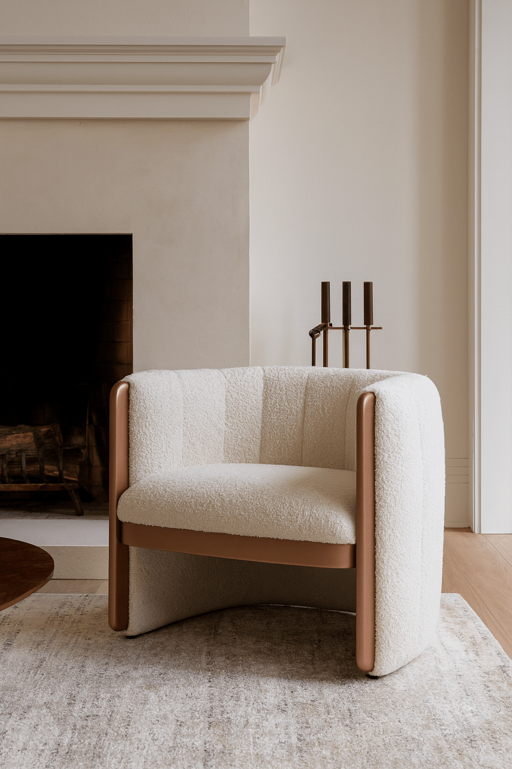 accent chair with wood frame - www.oroa.com | Oroa.com