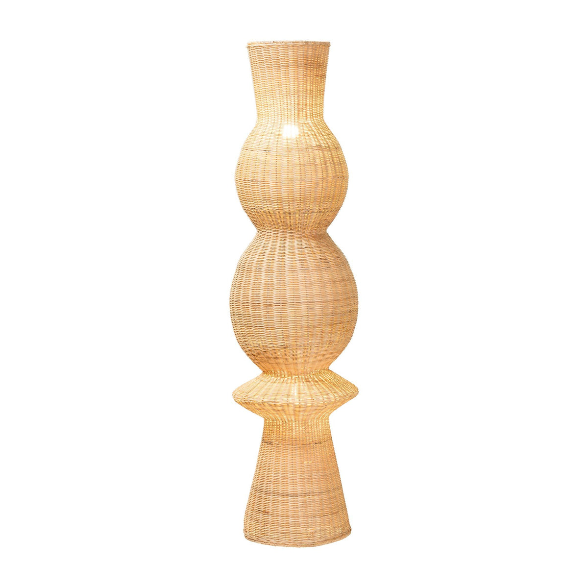 Natural Rattan Floor Lamp | Catchy (open box)