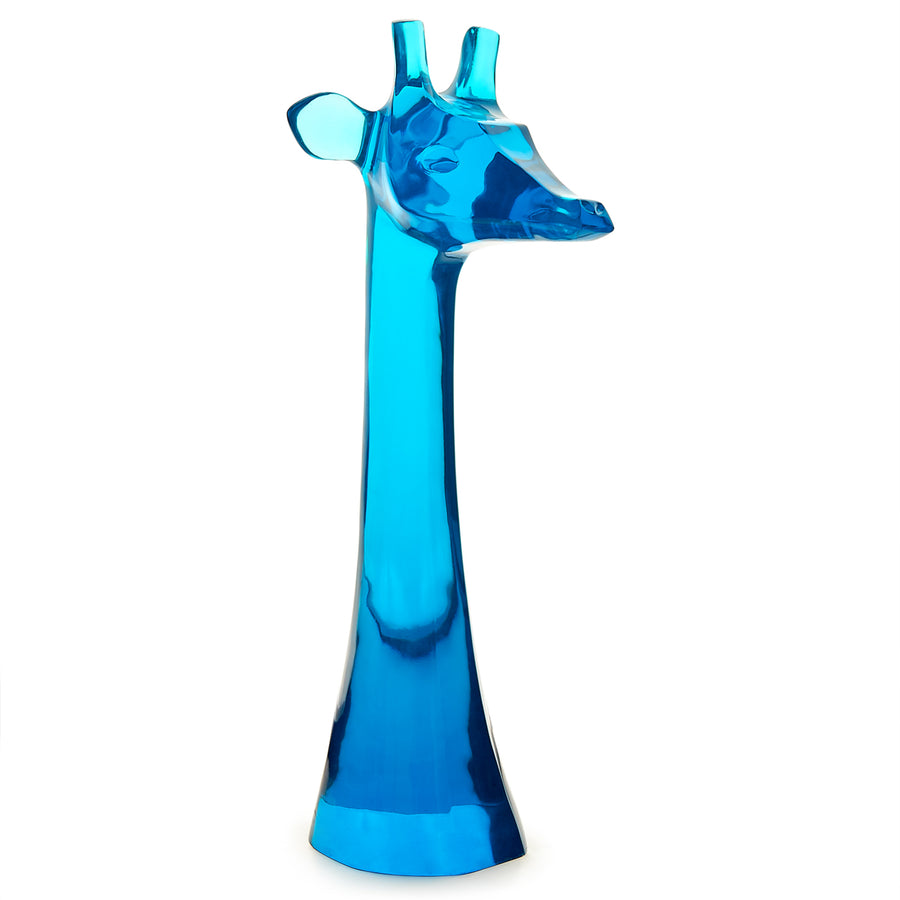 Blue Acrylic Animal Sculpture | Jonathan Adler Giraffe | Oroa.com