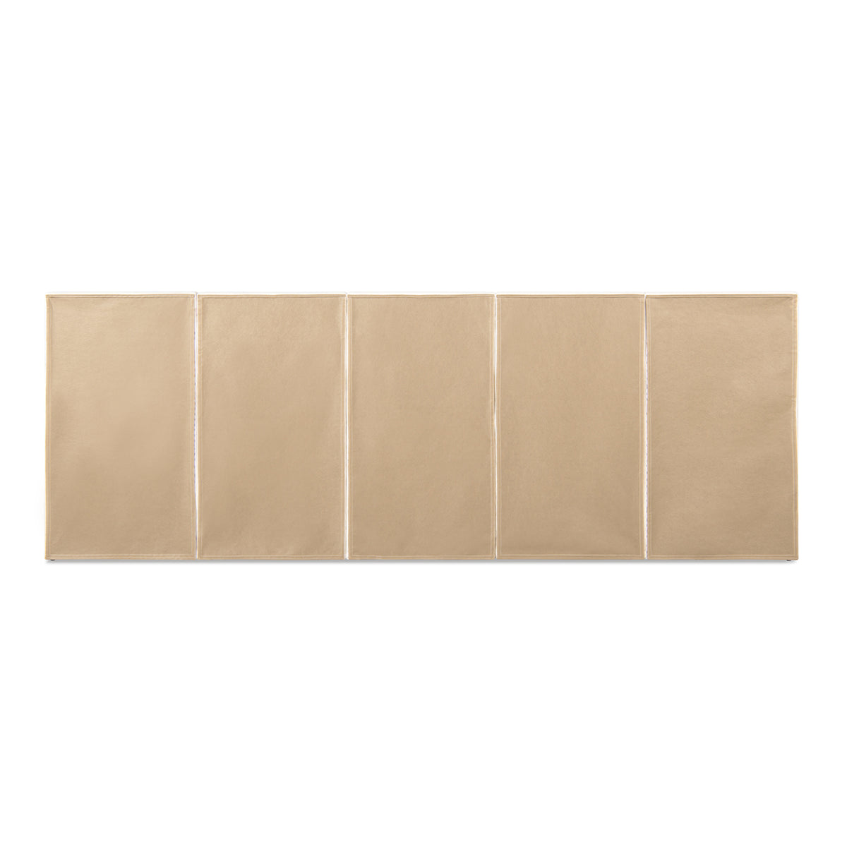 Capri Extended Headboard Cane Platform Bed, Antique White Polyester - OROA Online Furniture