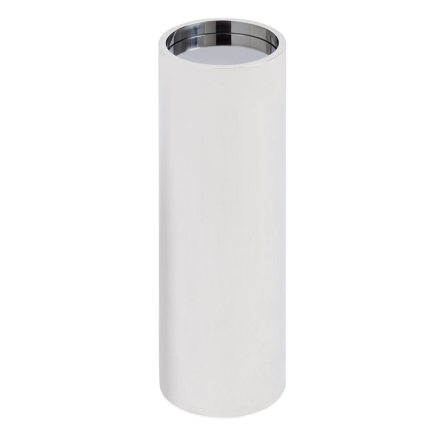 Polished Stainless Steel Pedestal | Jonathan Adler Alphaville | Oroa.com