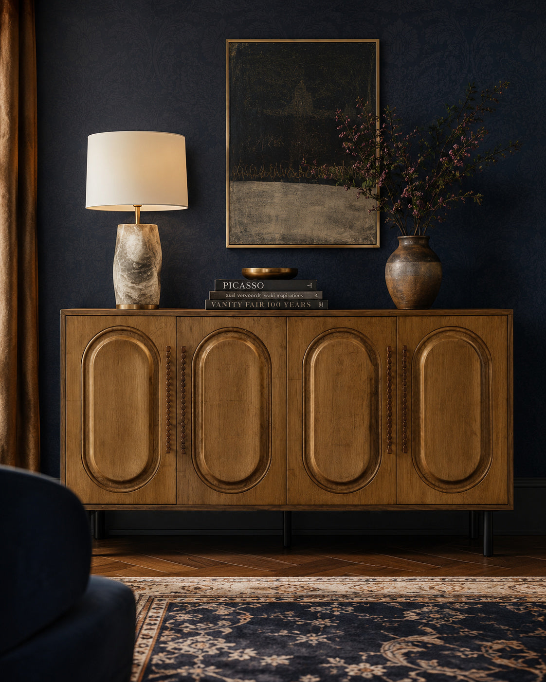 antique-gold-sideboard