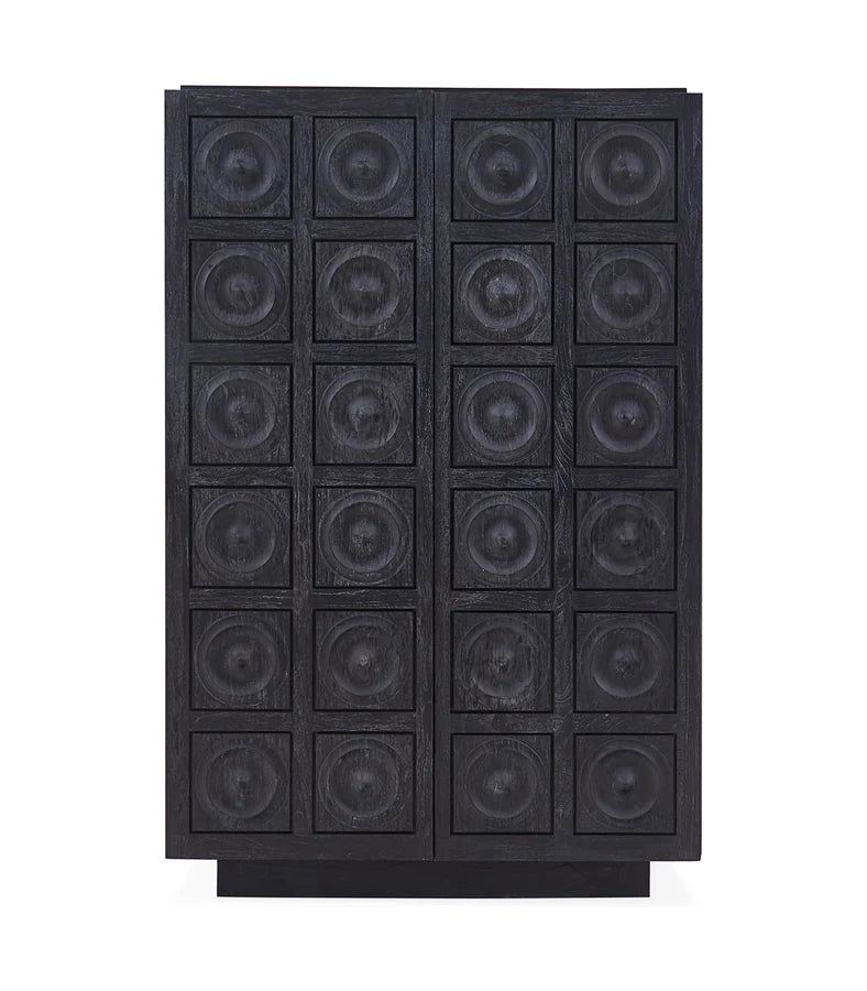 Mindi Wood Circles Cabinet | Jonathan Adler Antwerp | Oroa.com