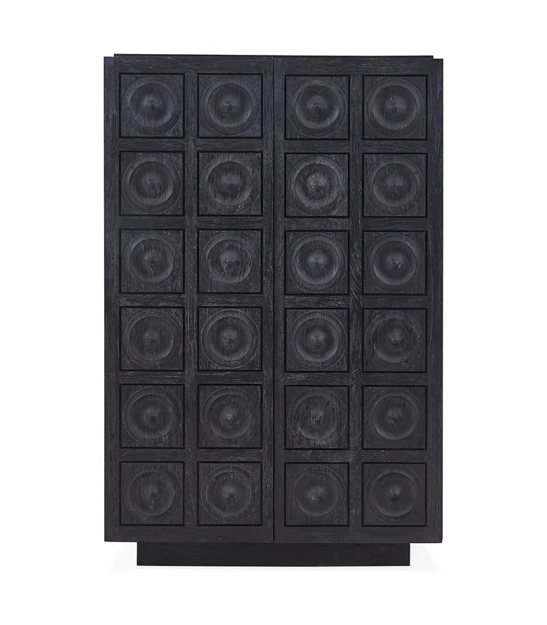 Mindi Wood Circles Cabinet | Jonathan Adler Antwerp | Oroa.com