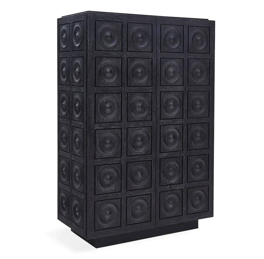 Mindi Wood Circles Cabinet | Jonathan Adler Antwerp | Oroa.com