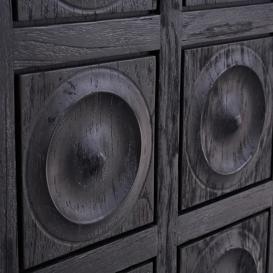 Mindi Wood Circles Cabinet | Jonathan Adler Antwerp | Oroa.com