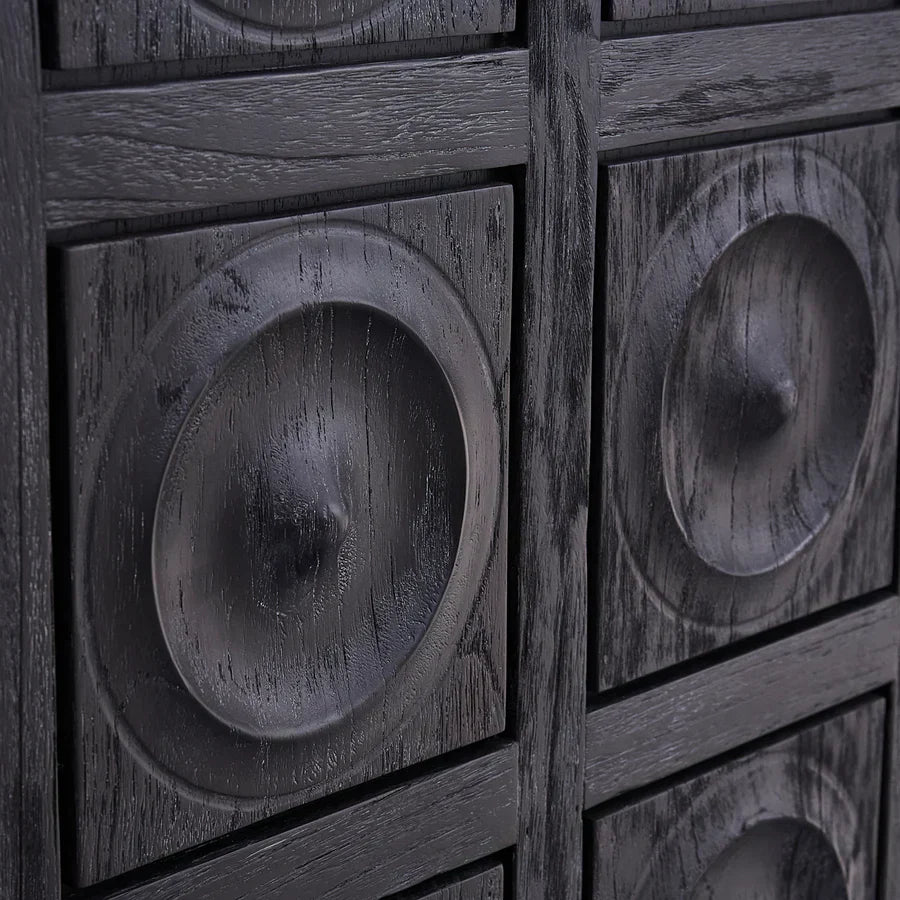 Mindi Wood Circles Cabinet | Jonathan Adler Antwerp | Oroa.com