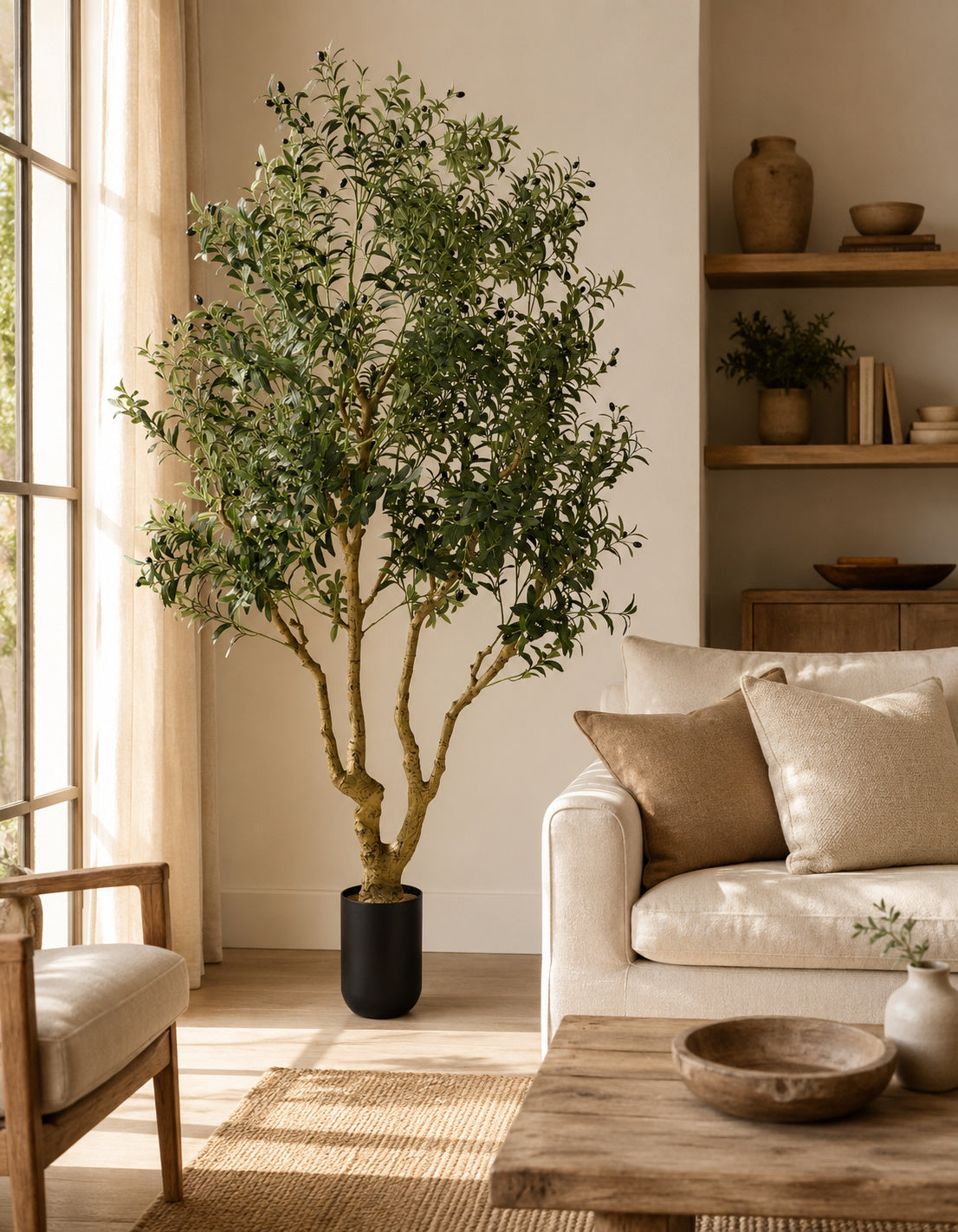 faux olive tree 8 ft. oroa
