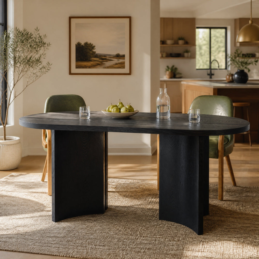 black oval dining table - oroa.com
