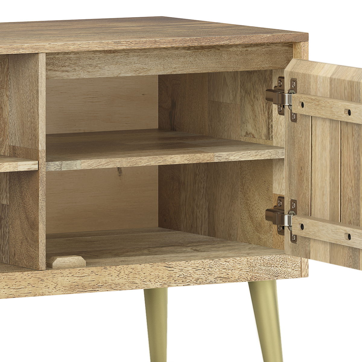 Jager - TV Media Stand - Mango Wood