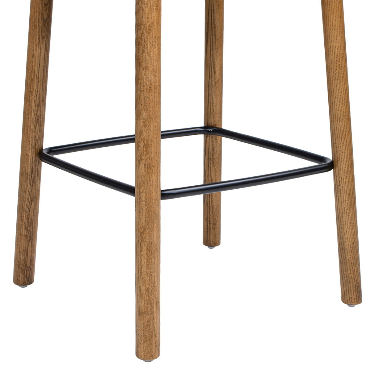 Minimalist Low Back Walnut Counter Stool - OROA