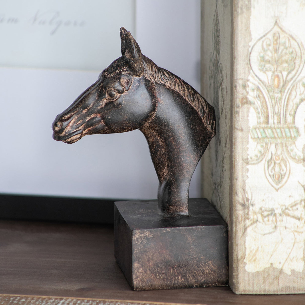Sculptural Horse Bookends (S/2)
