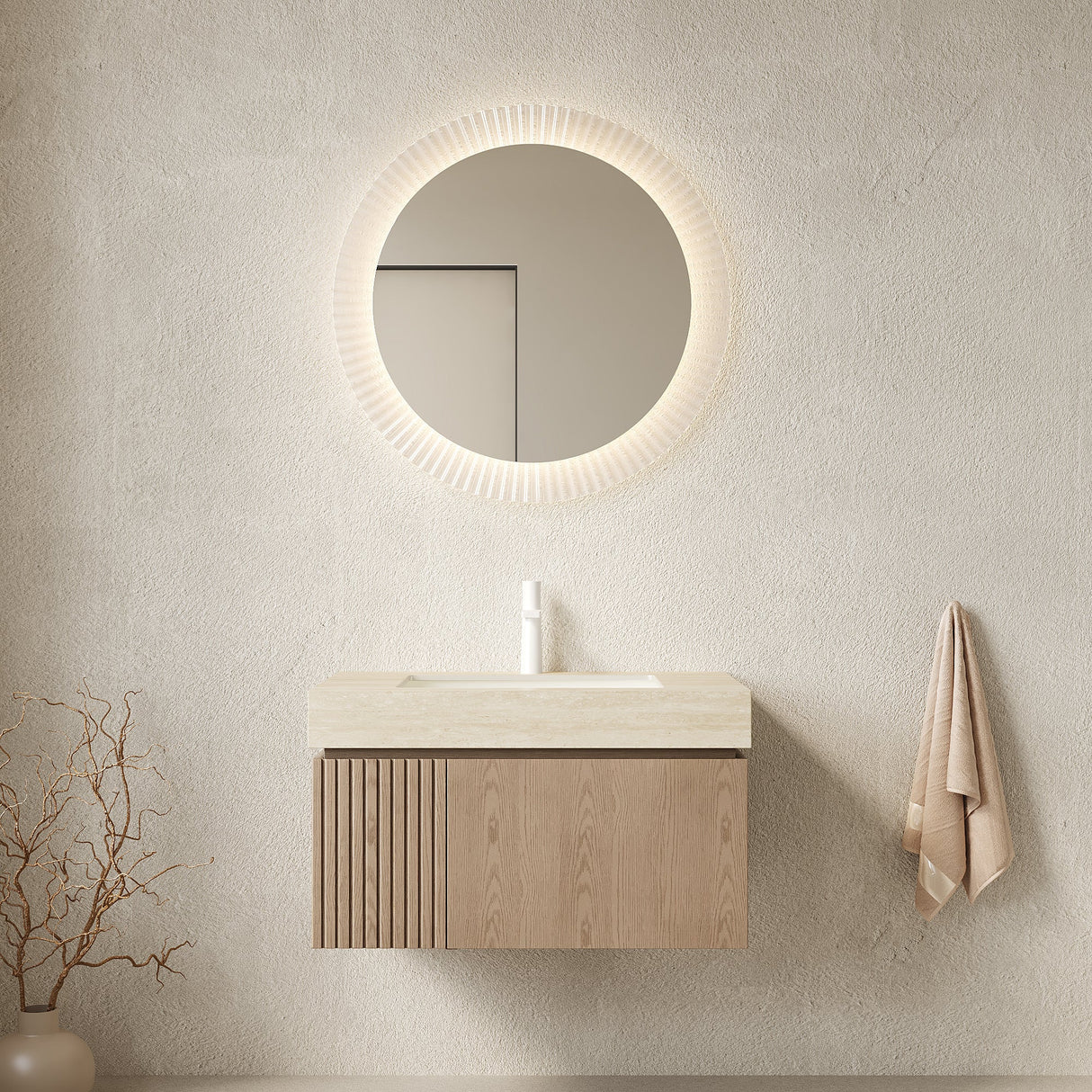 Modern Floating Bathroom Storage - OROA
