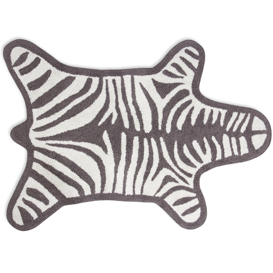 Stripes Cotton Reversible Bath Mat | Jonathan Adler Zebra | Oroa.com