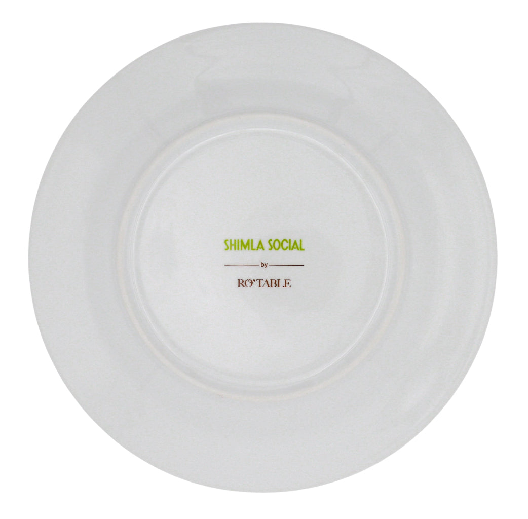 Bombay Blue Dinner Plate - Set of 4 (+1 Bonus Plate)