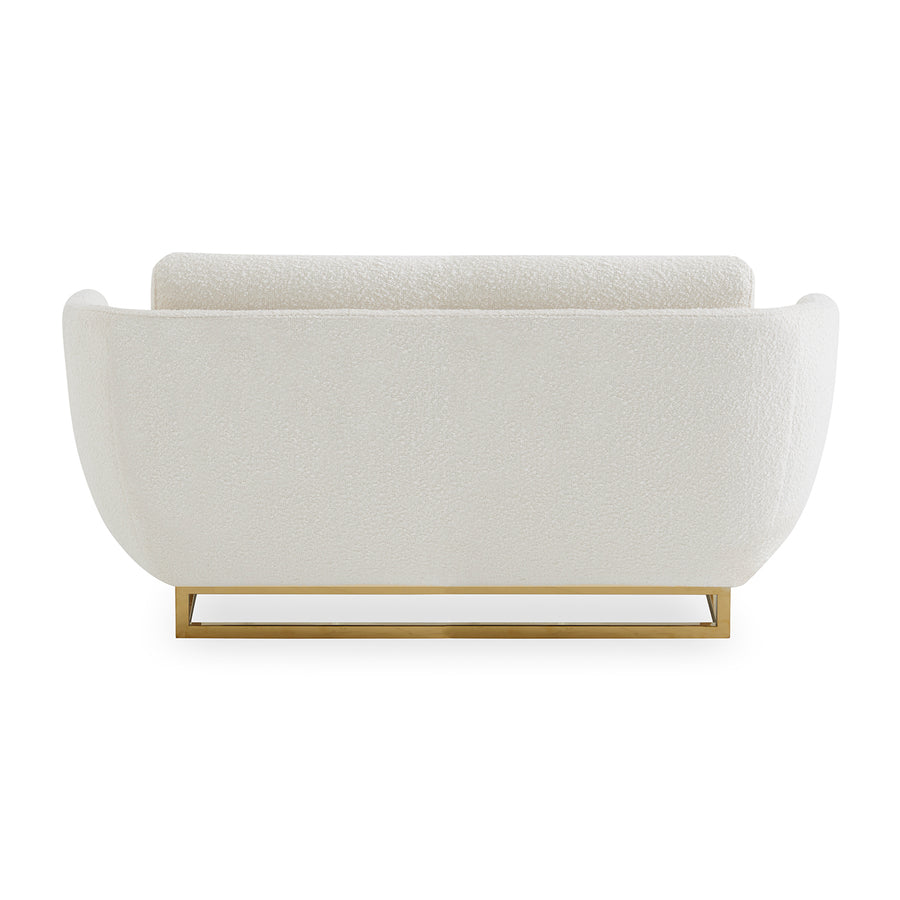 Brass Base Settee | Jonathan Adler Beaumont | Oroa.com