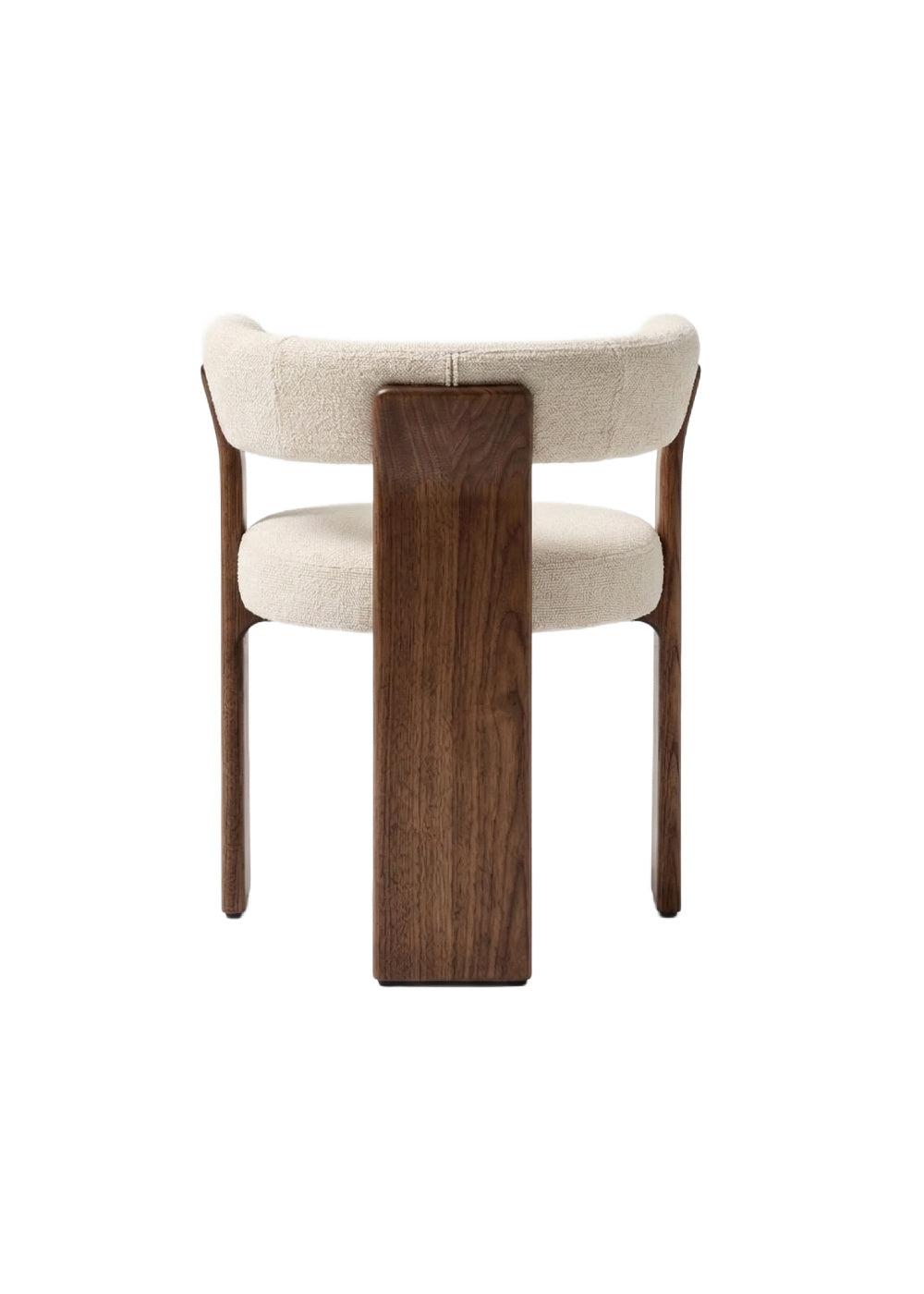 Modern dining chair with dark wood legs - www.oroa.com