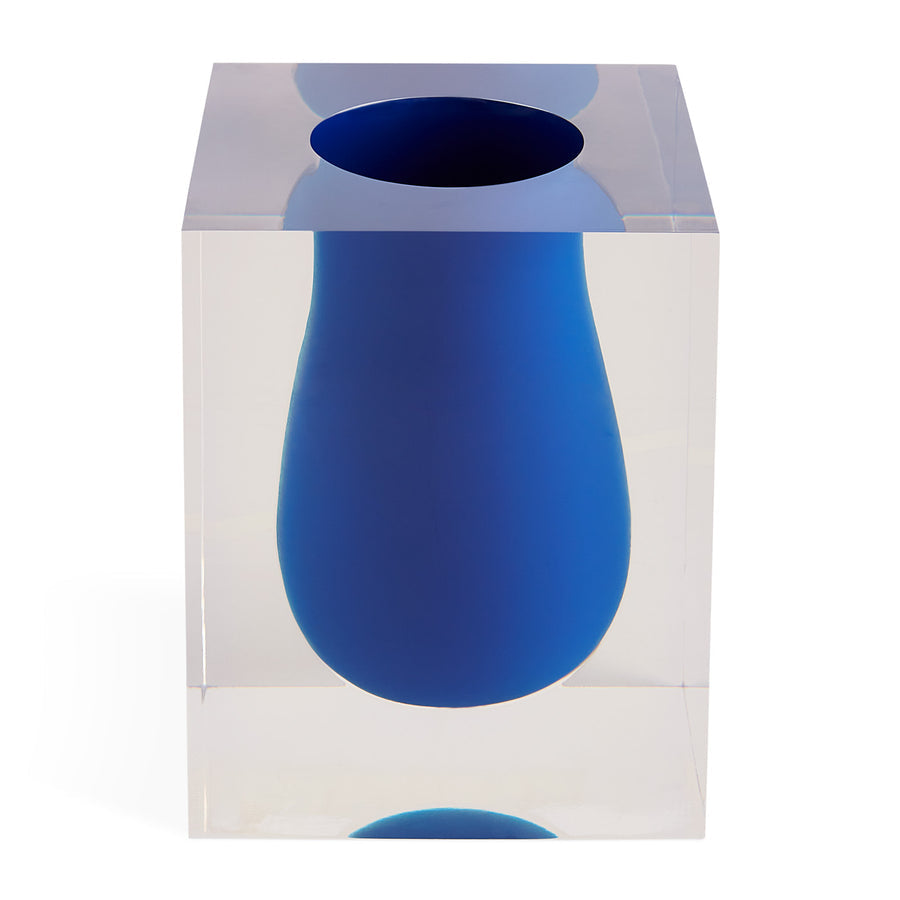 Acrylic Cube Scoop Vase | Jonathan Adler Bel Air | Oroa.com