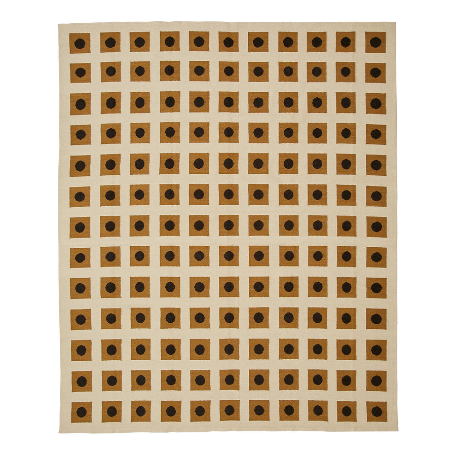 Dotted Squares Flatweave Rug | Jonathan Adler Bond