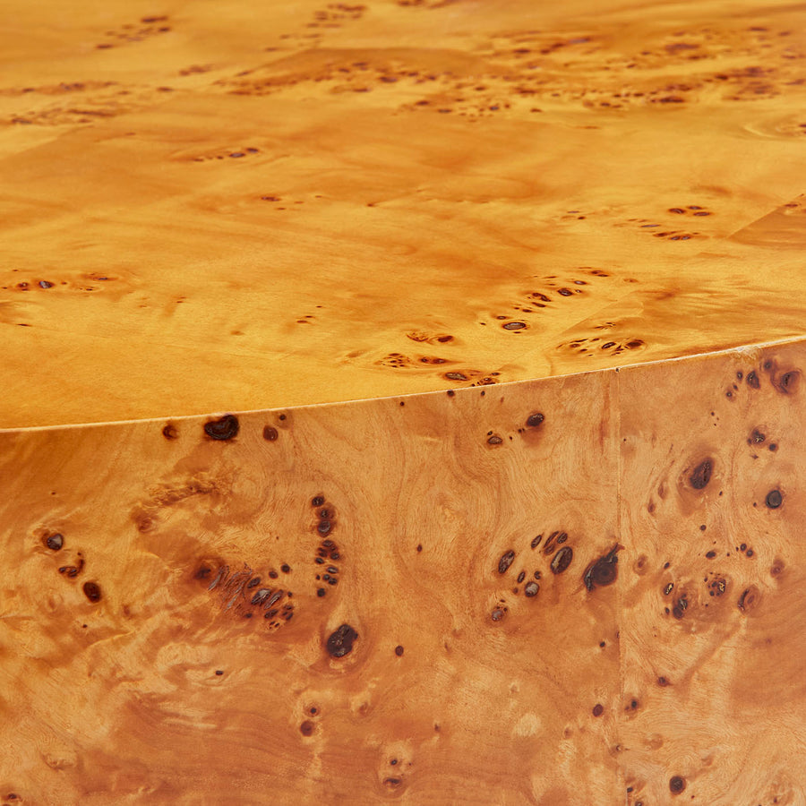Round Mappa Wood Cocktail Table | Jonathan Adler Bond | Oroa.com