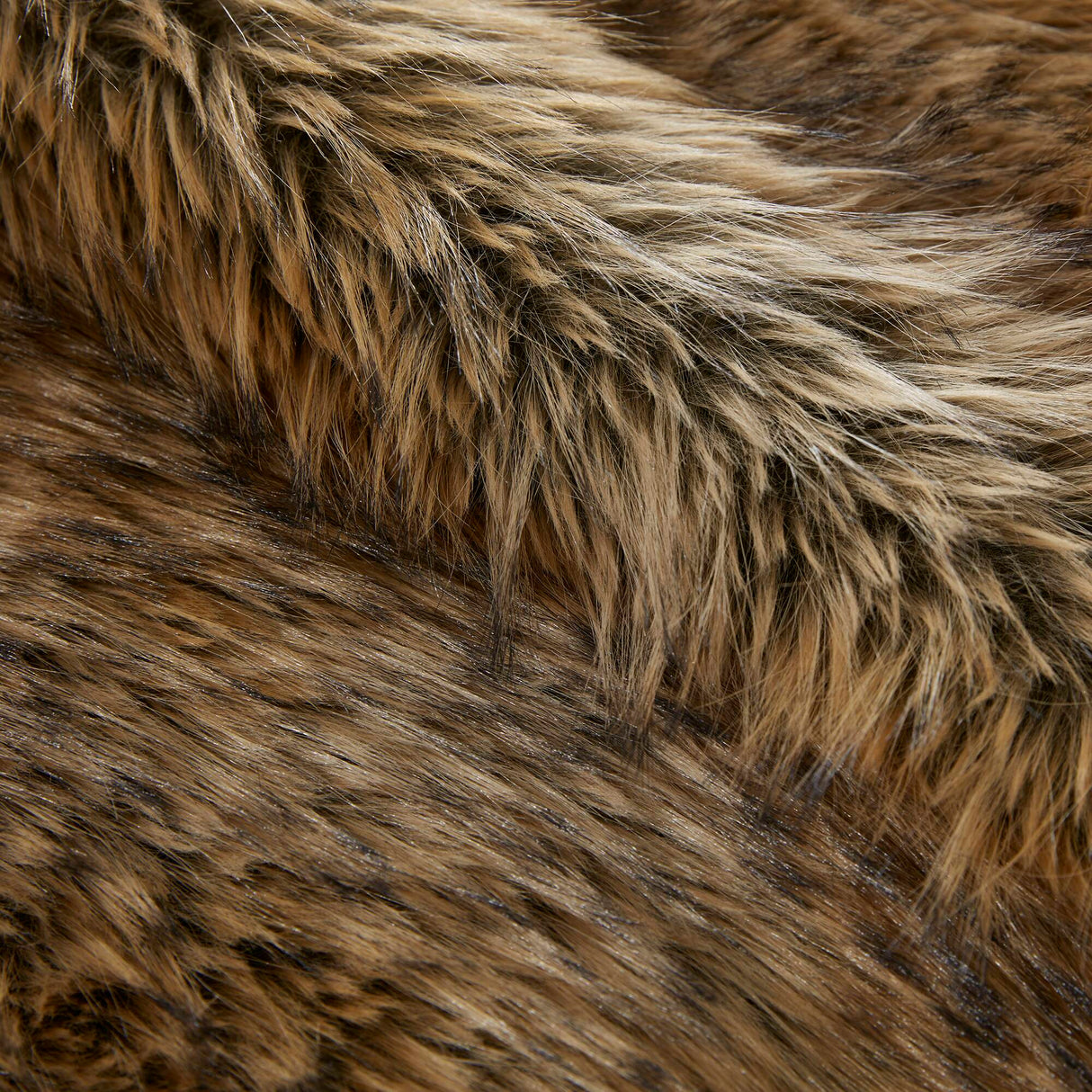 Modern European furniture - Oversized Brown Faux Fur Throw Blanket - www.oroa.com