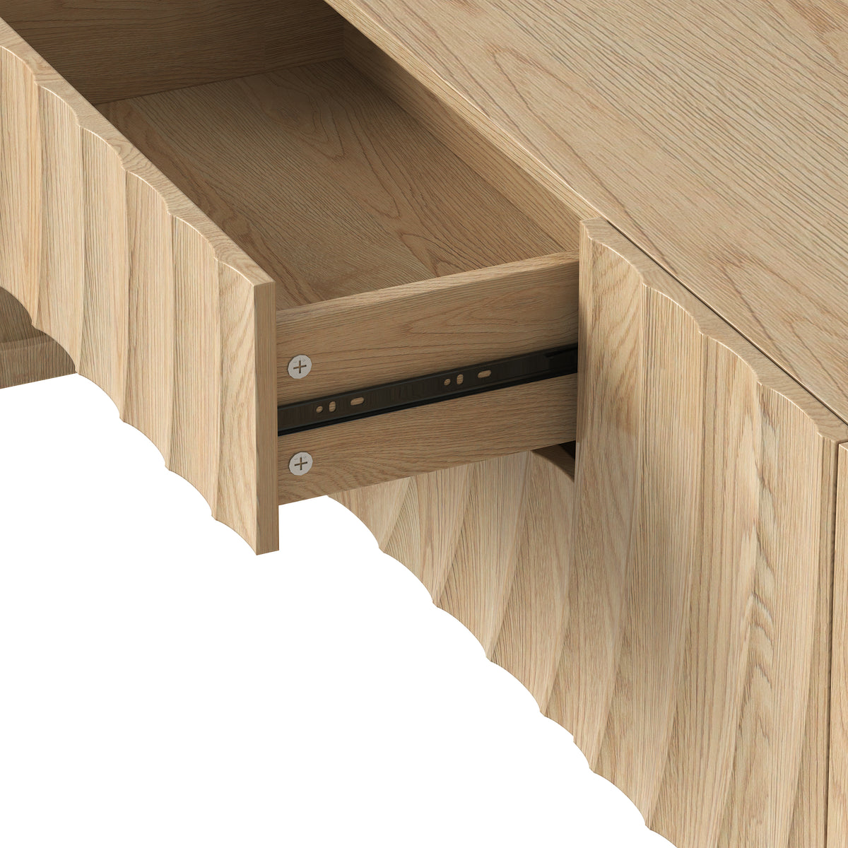 Natural Wave Front Media Console 70 Inch – OROA, view 6