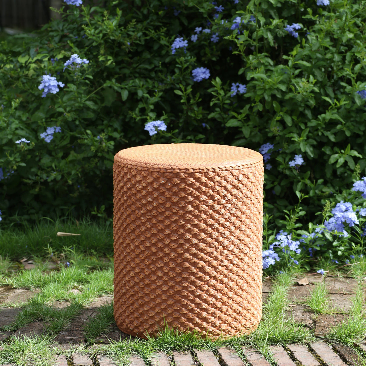 Evie Outdoor Patio - Side Table Brown