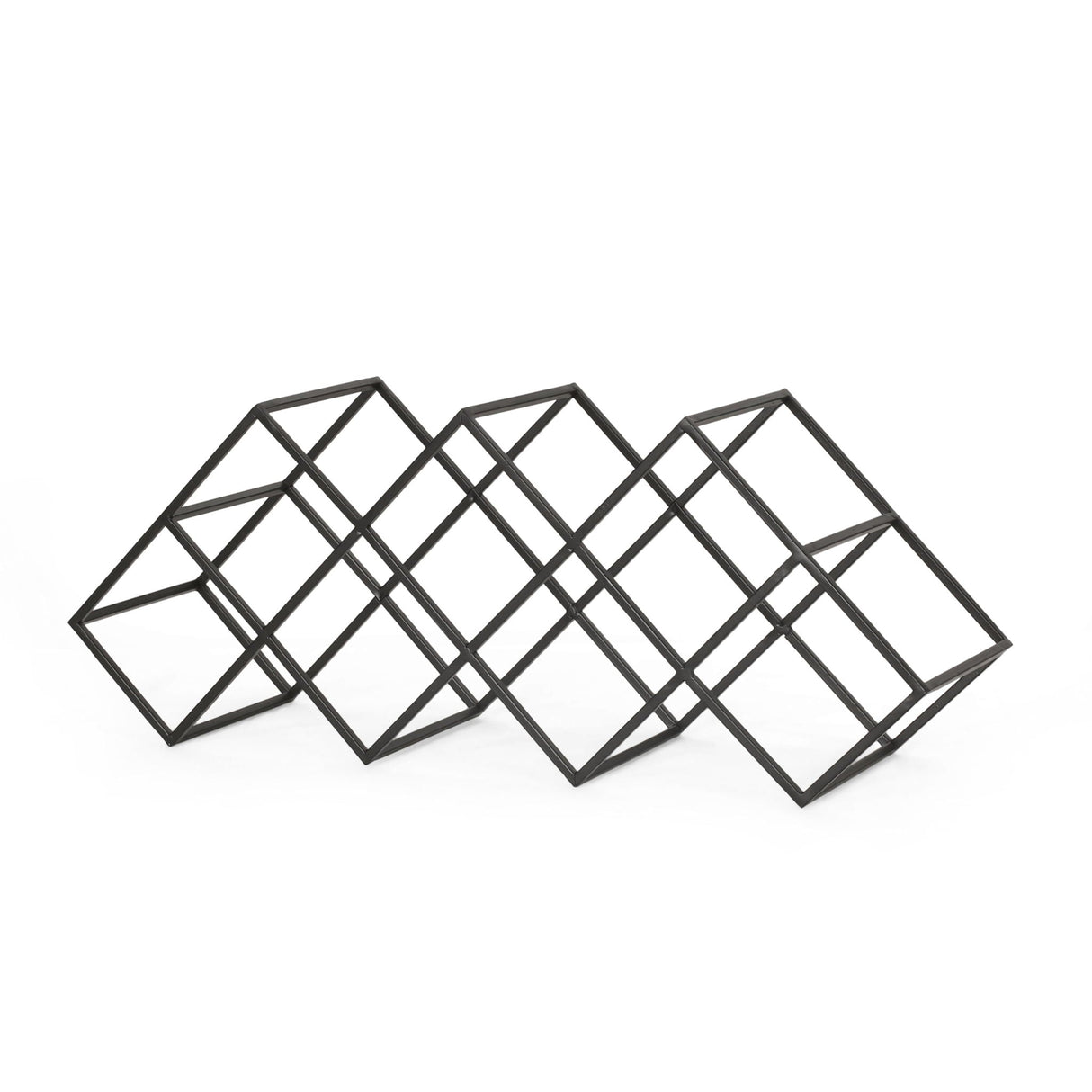 Industrial Tabletop Wine Rack - 7 Bottle Holders - OROA