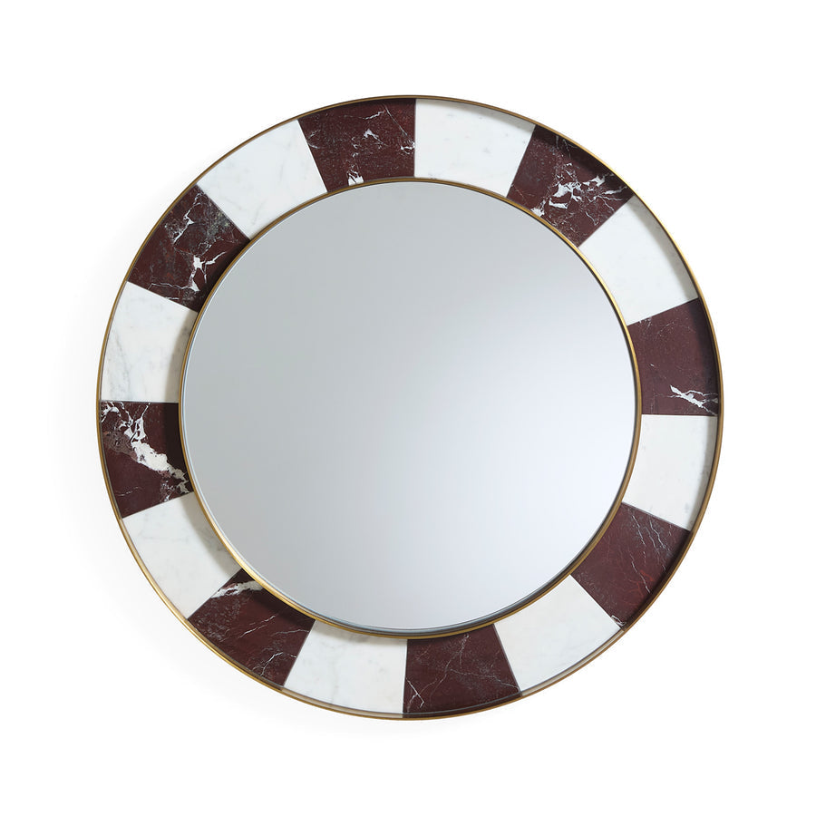 Marble & Stone Round Mirror | Jonathan Adler Canaan | Oroa.com