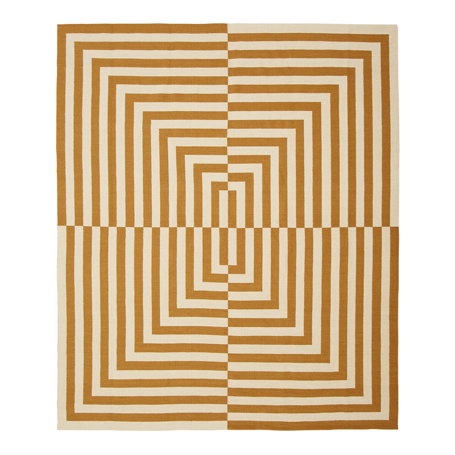 Patterned Wool Flatweave Rug | Jonathan Adler Canaan | Oroa.com