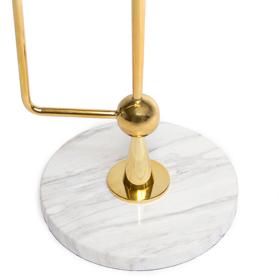 White Linen Shade Floor Lamp | Jonathan Adler Caracas | Oroa.com