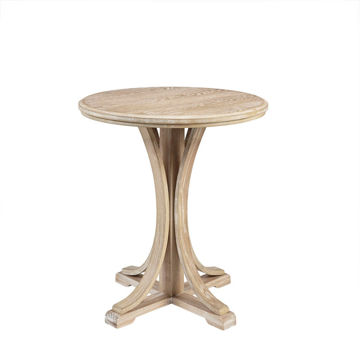 Solid Wood & Ash Veneer Accent Table - OROA