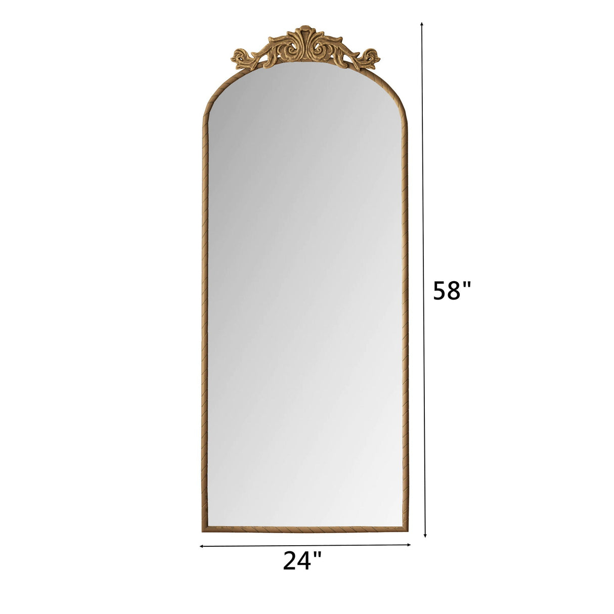 Vintage Arched Full Body Mirror - OROA