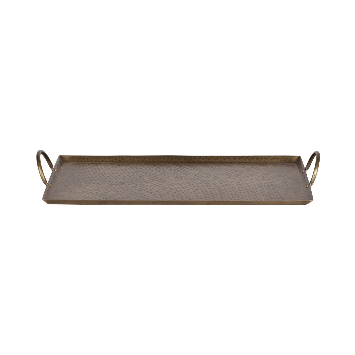Sanzo Hammered Rectangle Metal Tray