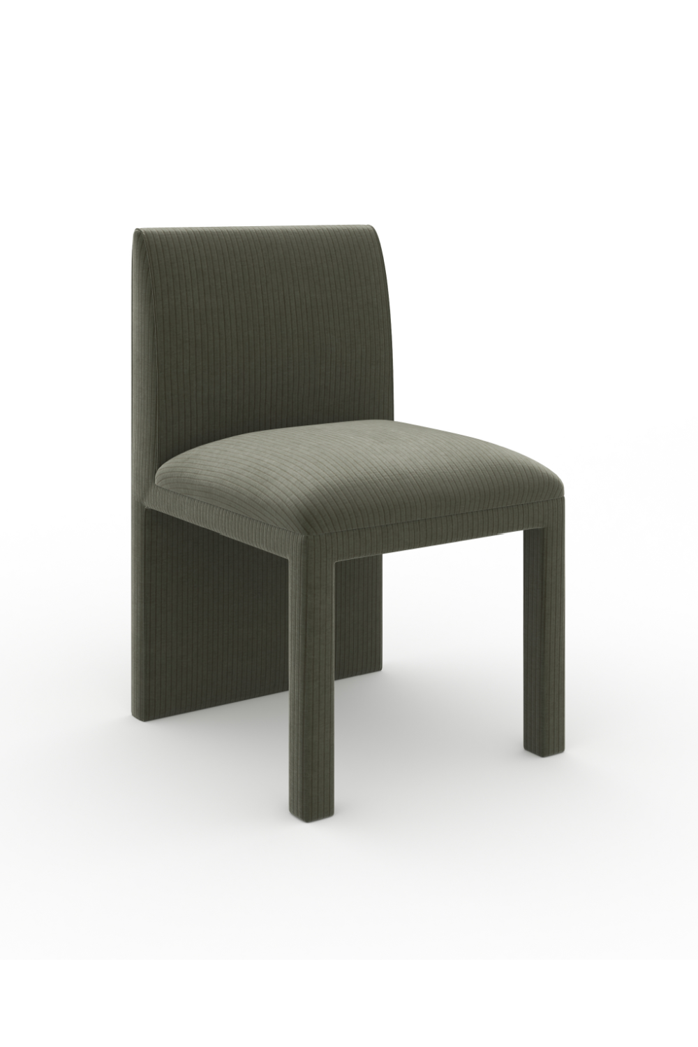 Ribbed Velvet Dining Chair | Caracole Pinstripe | Oroa.com