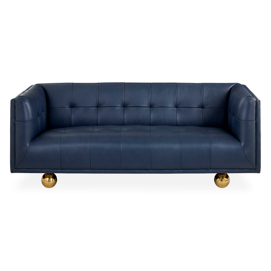 Brass Ball Feet Tufted Sofa | Jonathan Adler Claridge | Oroa.com