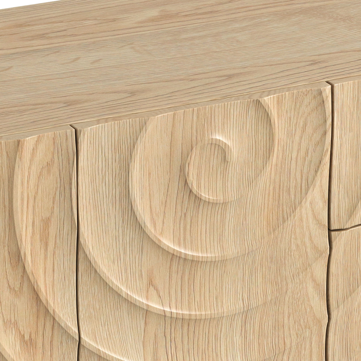 Natural Wave Front Media Console 70 Inch – OROA, view 9