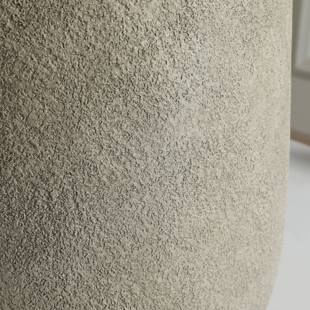 Round Concrete Planter (S/2) - Antique Grey