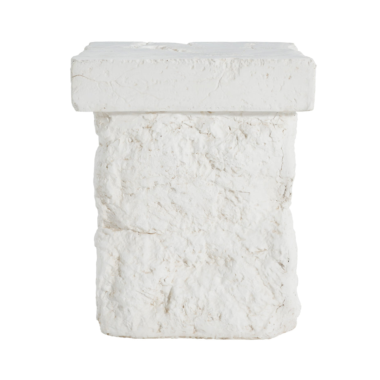 Minimalist Patio Side table White - OROA
