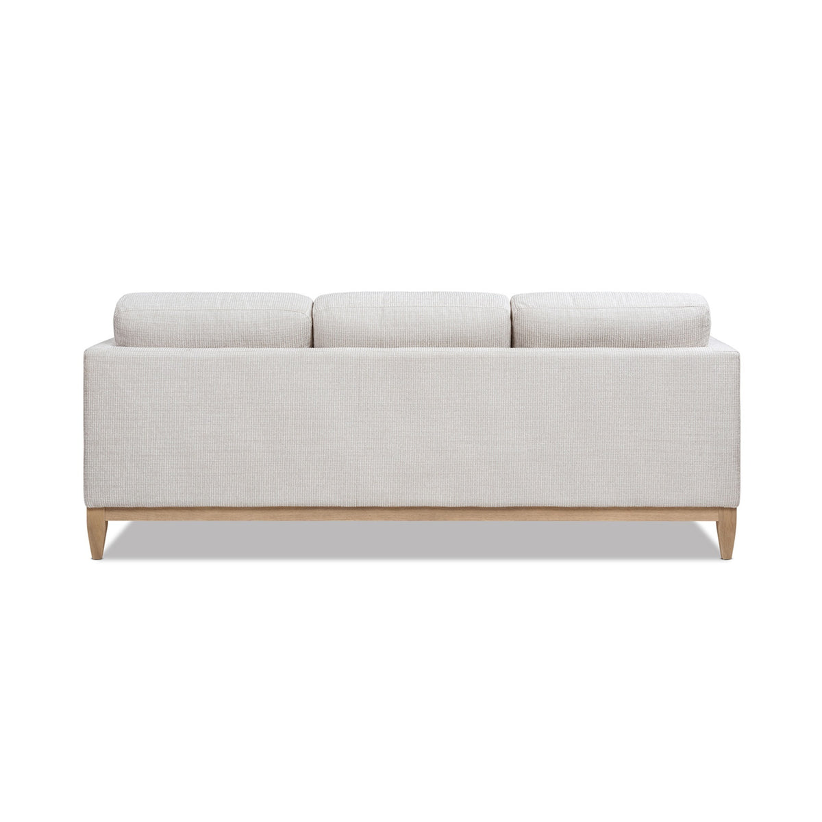 Knox Modern Farmhouse Sofa, Light Beige Chenille with Pinewood Frame - OROA Online Furniture