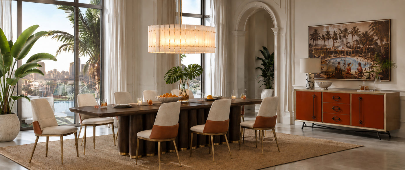 dining table set up - www.oroa.com