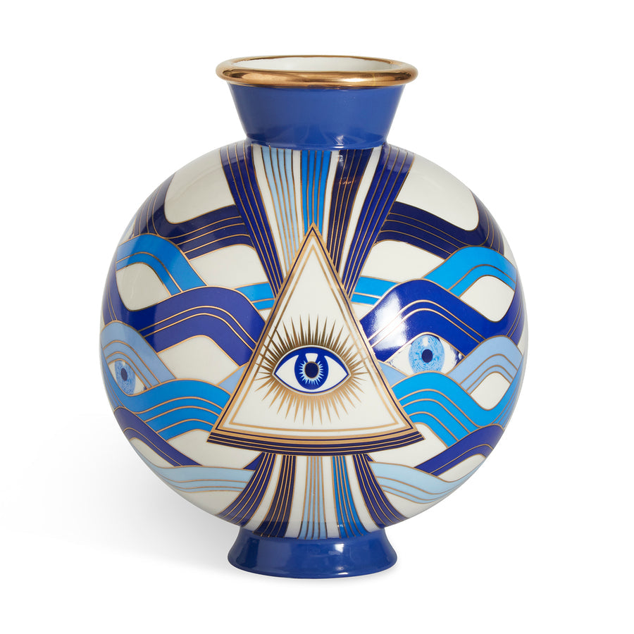 Eye Motif Porcelain Vase | Jonathan Adler Druggist | Oroa.com